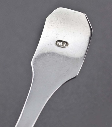 Georgian Heart Shaped Silver Caddy Spoon - Matthew Linwood